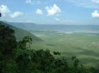 ンゴロンゴロ保全地域の風景